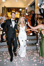 Strapless Sweetheart Wedding Dress with Overskirt