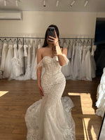 Off-the-Shoulder Corset Mermaid Wedding Dress