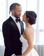 Strapless Sweetheart Mermaid Wedding Dress with Overskirt