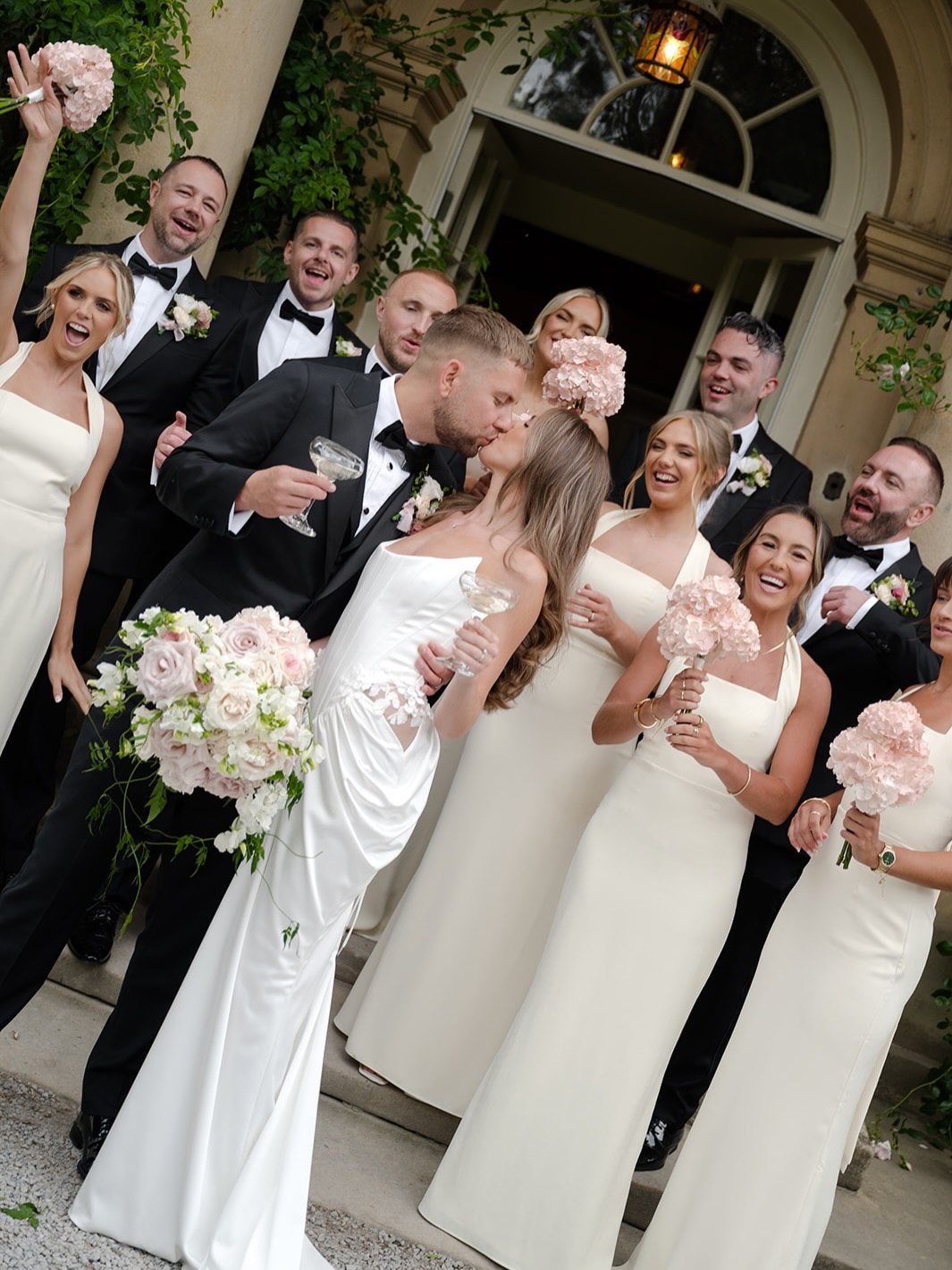 Strapless Satin Trumpet Wedding Dress with Train