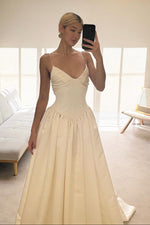 Basque Waist Ball Gown Wedding Dress with Cutout