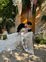 Illusion Lace Mermaid Wedding Dress