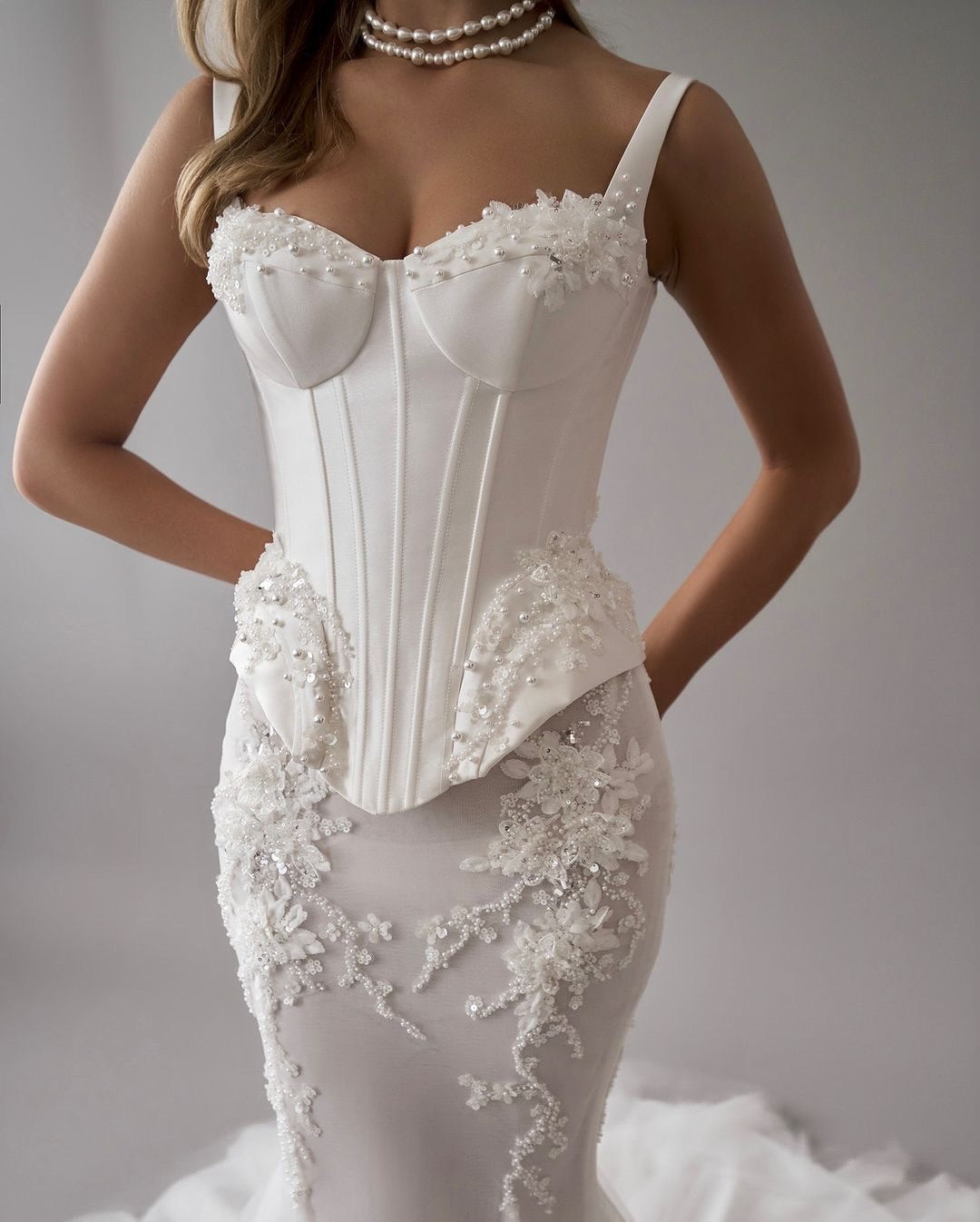 Lace Corset Mermaid Wedding Dress