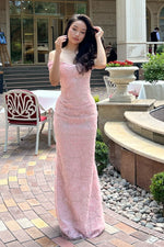 Off-the-Shoulder Lace Mermaid Evening Gown