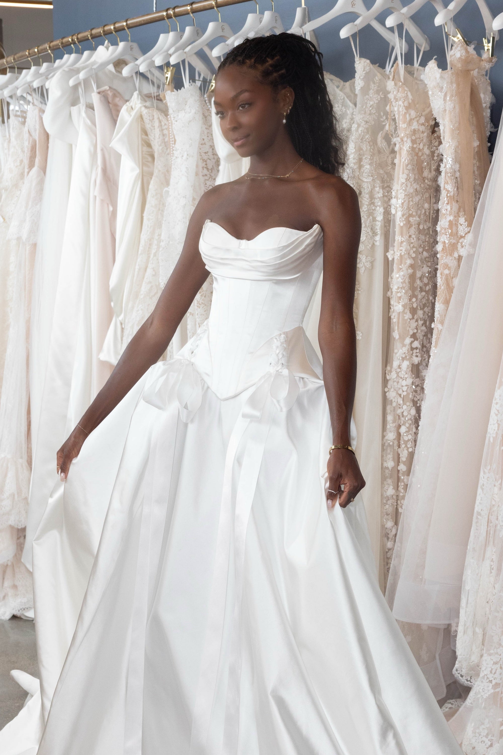 Strapless Sweetheart Corset Ball Gown Wedding Dress
