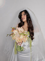 Off-Shoulder Beaded Mermaid Wedding Gown