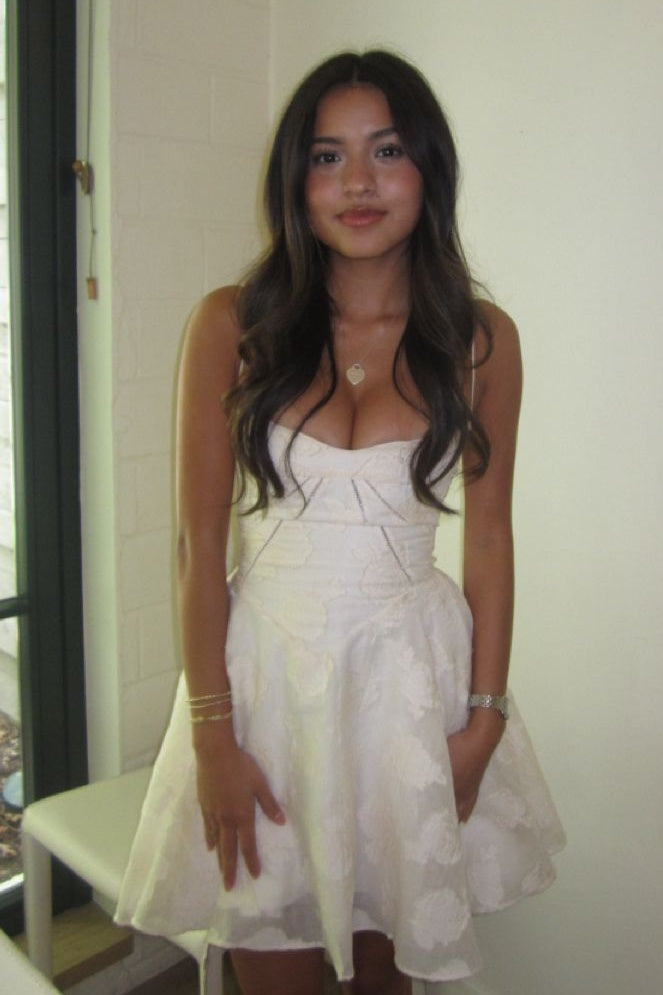 Sweetheart Corset A-Line Mini Dress