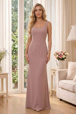 Peplum Jacket and Column Gown Two-Piece Set