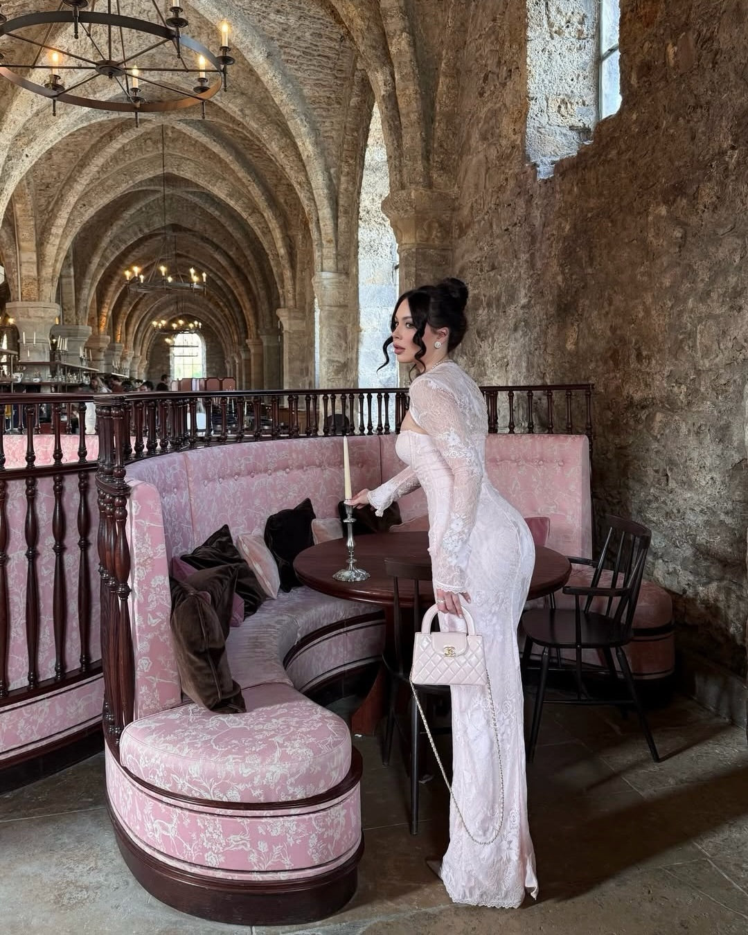 Lace Sweetheart Evening Gown with Bolero Jacket