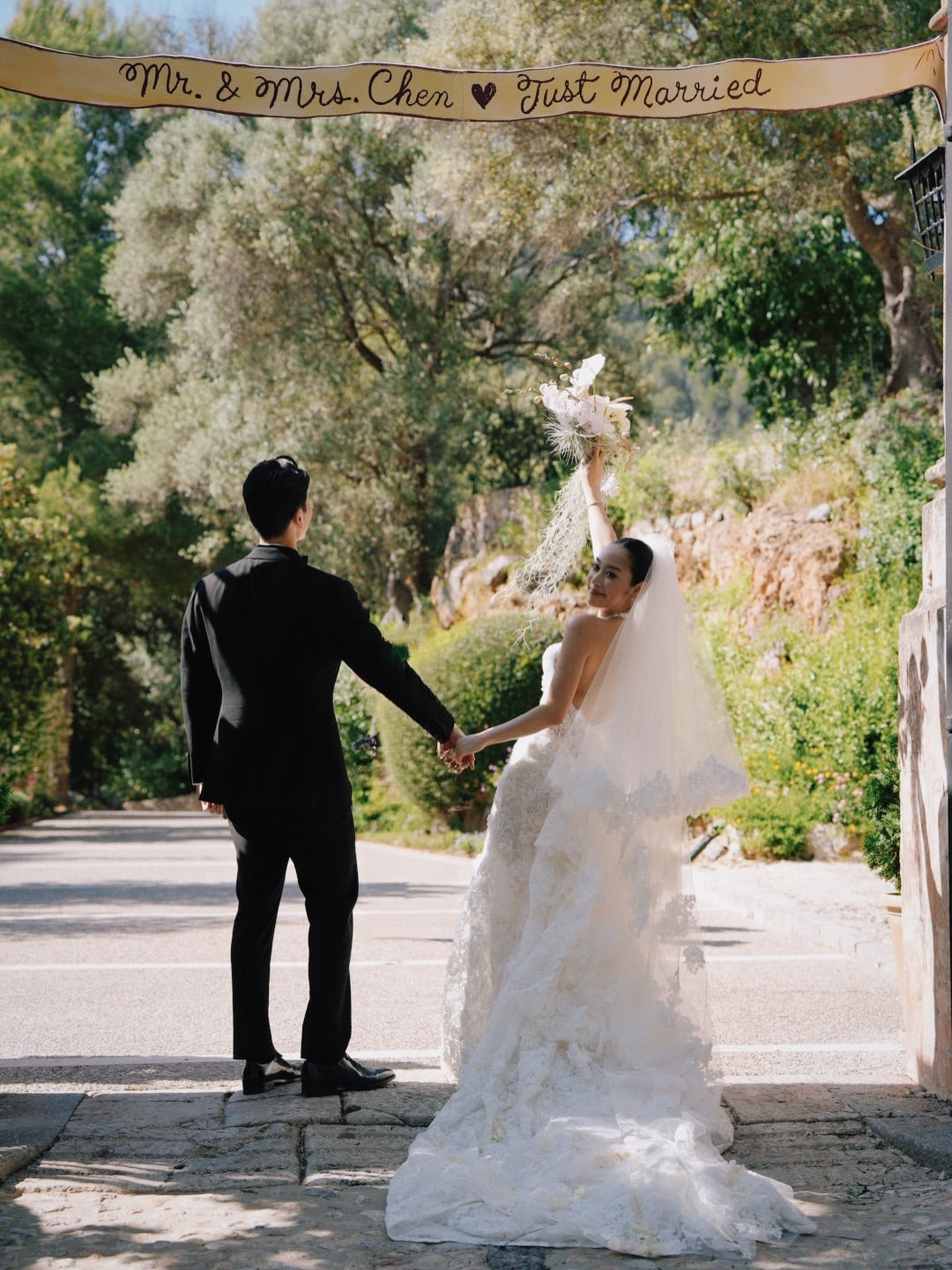 Illusion Lace Mermaid Wedding Dress