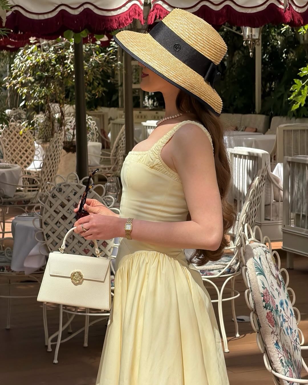 Square Neck Midi A-Line Dress with Ruched Straps