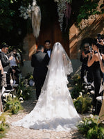 Illusion Lace Mermaid Wedding Dress