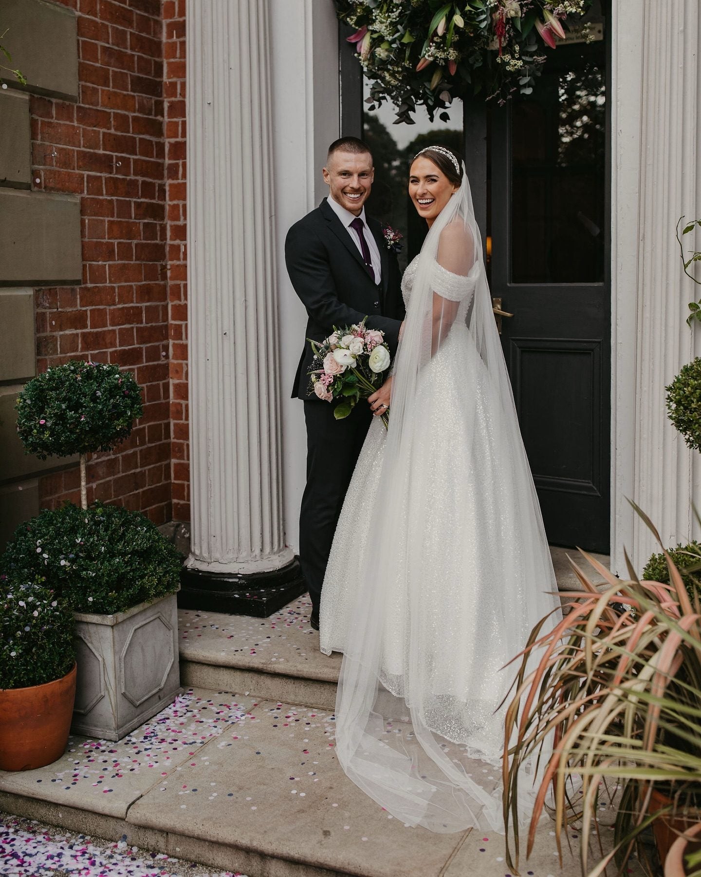 Glitter Sweetheart Off-The-Shoulder A-Line Wedding Dress