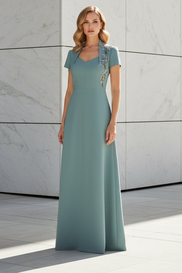 Embellished Sweetheart A-Line Gown