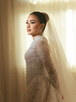 Long Sleeve Lace Ball Gown Wedding Dress