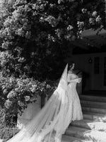 Off-the-Shoulder Long Sleeve Lace Mermaid Bridal Gown
