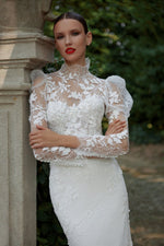 Strapless Lace Corset Mermaid Wedding Dress