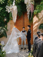 Illusion Lace Mermaid Wedding Dress
