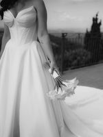 Corset Sweetheart Ball Gown Wedding Dress