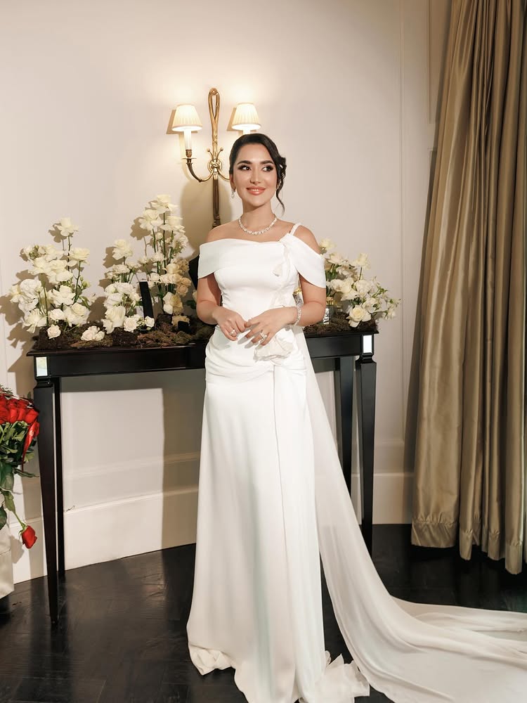 Flowers Applique Off the Shoulder Sleeveless Mermaid Floor-Length Evening Dress