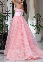 Crisscross Back Halter Sleeveless Lace Floor-Length Satin Sheath Evening Gowns