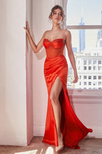 Beaded Corset Formal Prom Dress