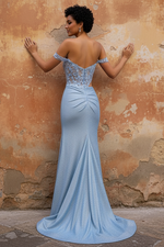 Floral Corset Slit Long Formal Prom Dress Nina Canacci