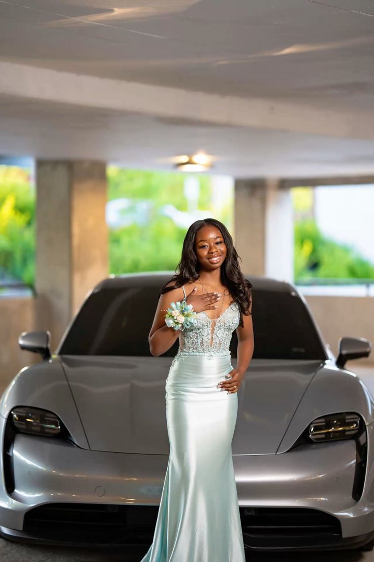 Modest Mermaid Spaghetti Strap Silk Satin Prom Dresses With Lace Evening Party Formal Gown Birthday Outfits