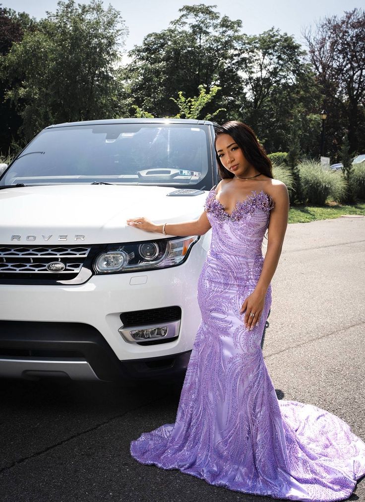 Sparkly Sequin Mermaid Sweetheart Sequined Lilac Long Prom Dresses Inspiration Evening Gowns For Women Formal Party Prom Dress AB1258