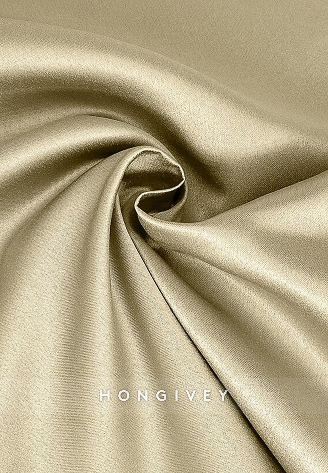 V-Neck A-Line 3/4 Sleeve Ankle-Length Satin Pleated Evening Gowns