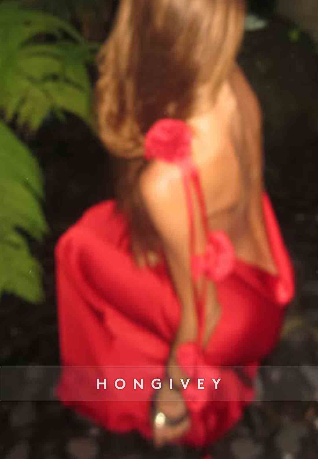 Sexy Red Backless Shoulder Flower Mermaid Floor-Length Satin Prom Dress