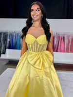 Lumidress Aqua Strapless Sweetheart Ball Gown with Beaded Bodice & Satin Skirt