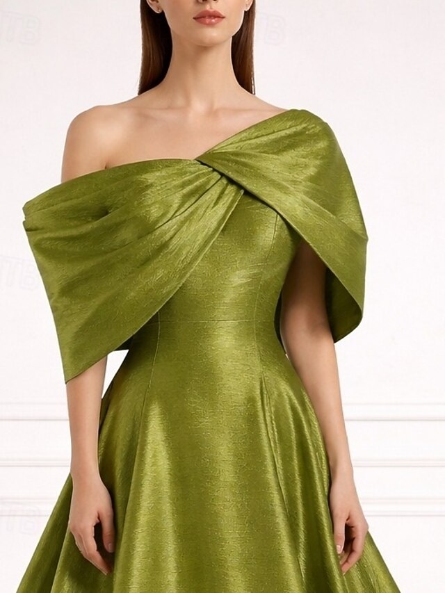 Off the Shoulder A-Line Floor-Length Evening Dress Mother of the Bride Dress