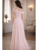 Off the Shoulder Sleeveless Applique Mermaid Evening Dress