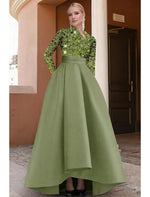 Sequins Sparkle Long Sleeve A-Line Evening Dress Mother of the Bride Dress