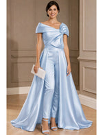Sleeveless Formal Pantsuits Floor-Length Mother of the Bride Dress