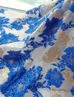 Flowers Floral Print 3/4 Sleeve A-Line Women Evening Dress