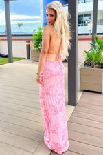 Chic Straps Beading Mermaid Maxi Prom Dress with Lace-Up