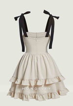A-Line Ruched Sleeveless Regular Straps Short Homecoming Dresses with Bowknot