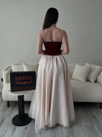 Simple Sweetheart Beaded Sleeveless Backless A-Line Prom Dress