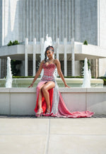 Sweetheart Beaded Sleeveless Mermaid Floor-Length Prom Dress for Black Girl