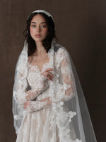 Lace Long Sleeve A-Line Floor-Length Wedding Dress