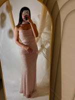 Sequins Sparkle Sweetheart Mermaid Sleeveless Prom Dress