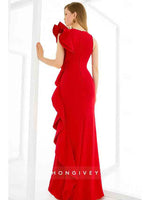 O-Neck Sleeveless Mermaid Evening Dress