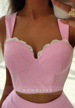 A-Line Regular Straps Sweetheart Corset Homecoming Dress with Lace