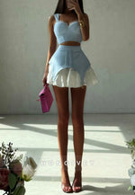 A-Line Regular Straps Sweetheart Corset Homecoming Dress with Lace