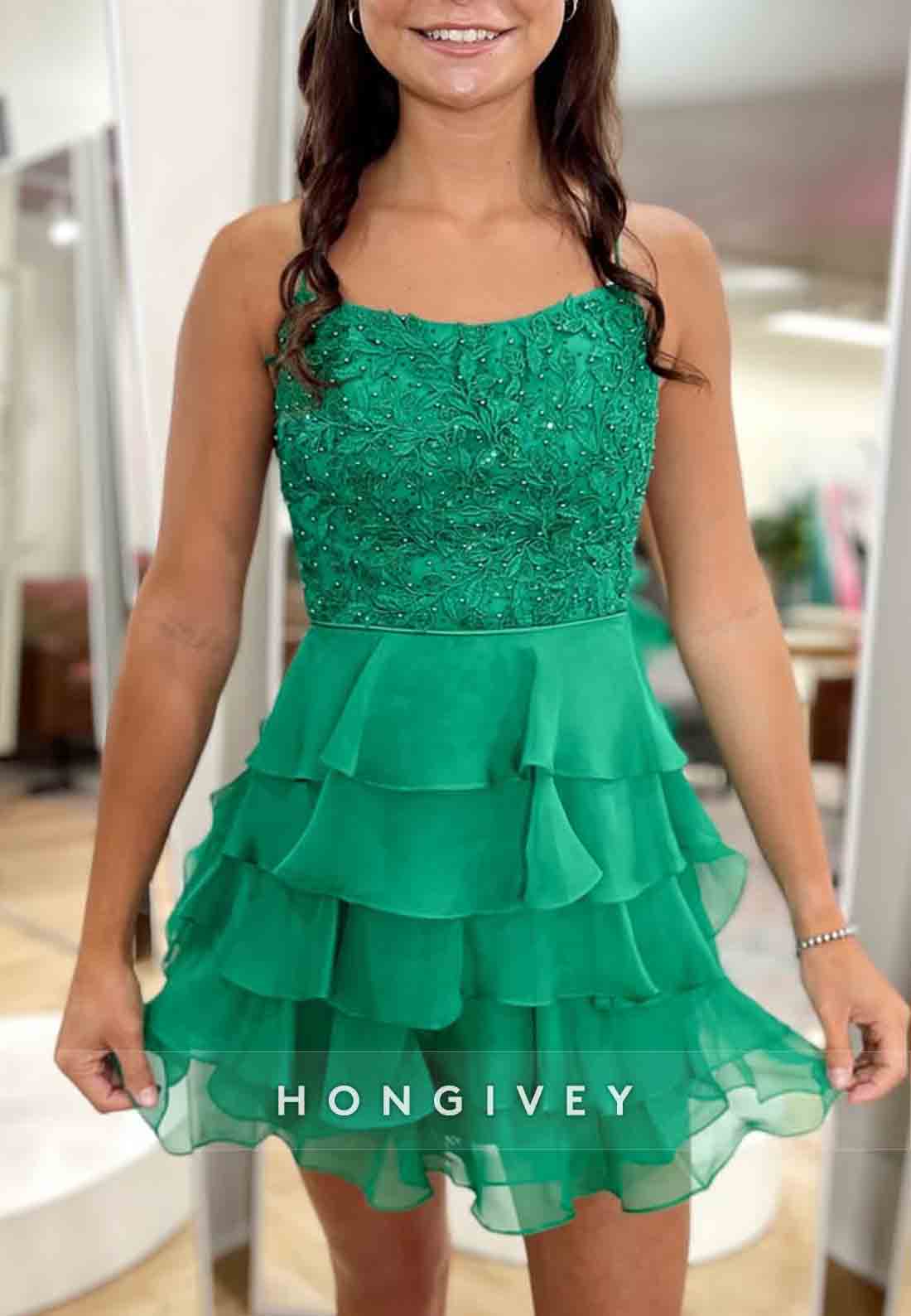 Crisscross Back A-Line Beading Sleeveless Ruched Mini Homecoming Dresses