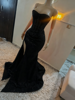 Stunning Mermaid Sweetheart Red Slit Sequin Prom Dresses Inspiration Prom Dress Princess