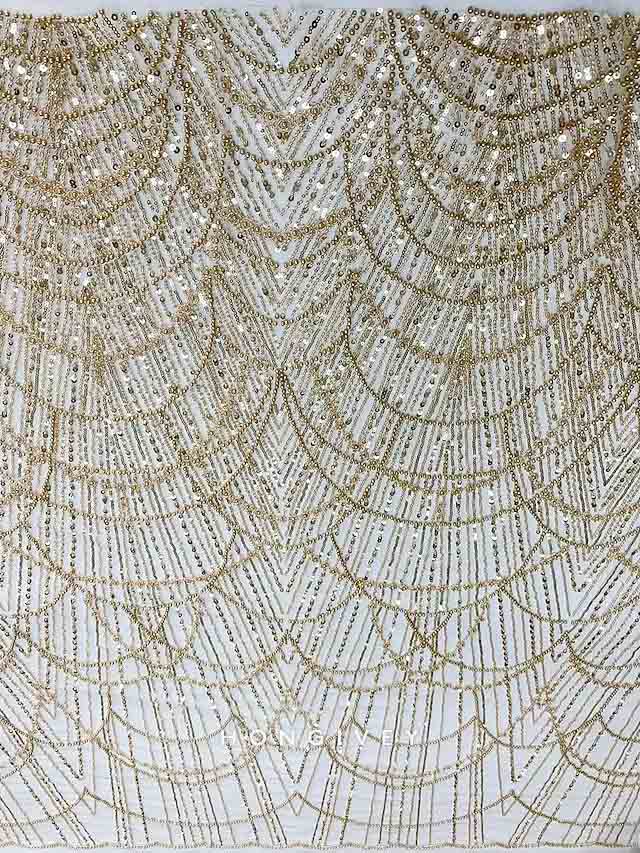 Off the Shoulder Mermaid Court Train Beading Evening Dress