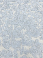 High Neck 3/4 Sleeve Flowers Floral Print Mermaid Evening Dress